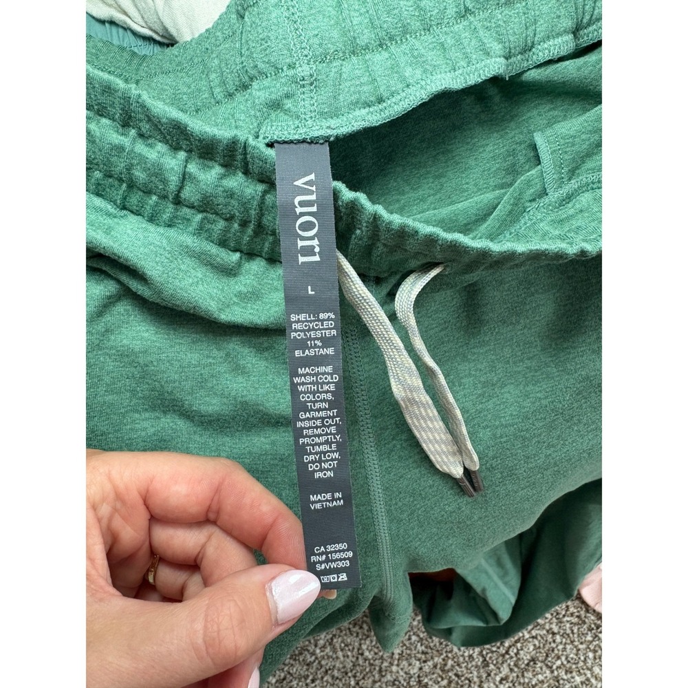 NEW Vuori Performance Jogger Large Green Heather VW303 DreamKnit Sweatpants Mens - Picture 4 of 4